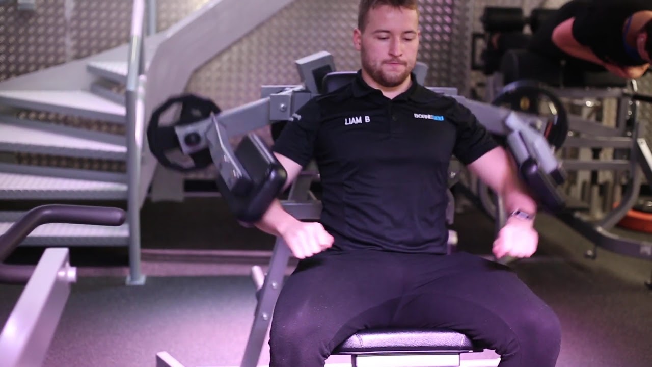 Hammerstrength Seated Lateral Raise Machine - YouTube