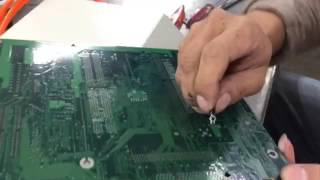 AR-108 LEad Foming MAchine- TO-92 kinking lock on PCB