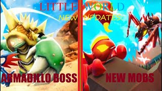 NEW UPDATES: ARMADILLO Boss and New Mobs | Little World Roblox