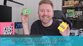 Fun Party Games - Big Potato You Cant Say Umm Card Game Review