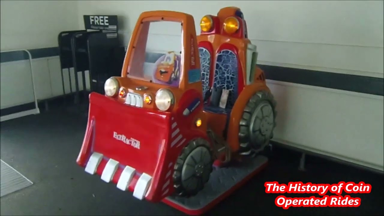 2000s Falgas Coin Operated Digger Kiddie Ride - Extractor