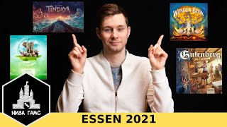 Лучшее с крупнейшей выставки настольных игр Essen 2021. Будущие хиты!?