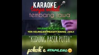 Kidung Pasir Putih KARAOKE TANPA VOKAL ORIGINAL NYAMLENG