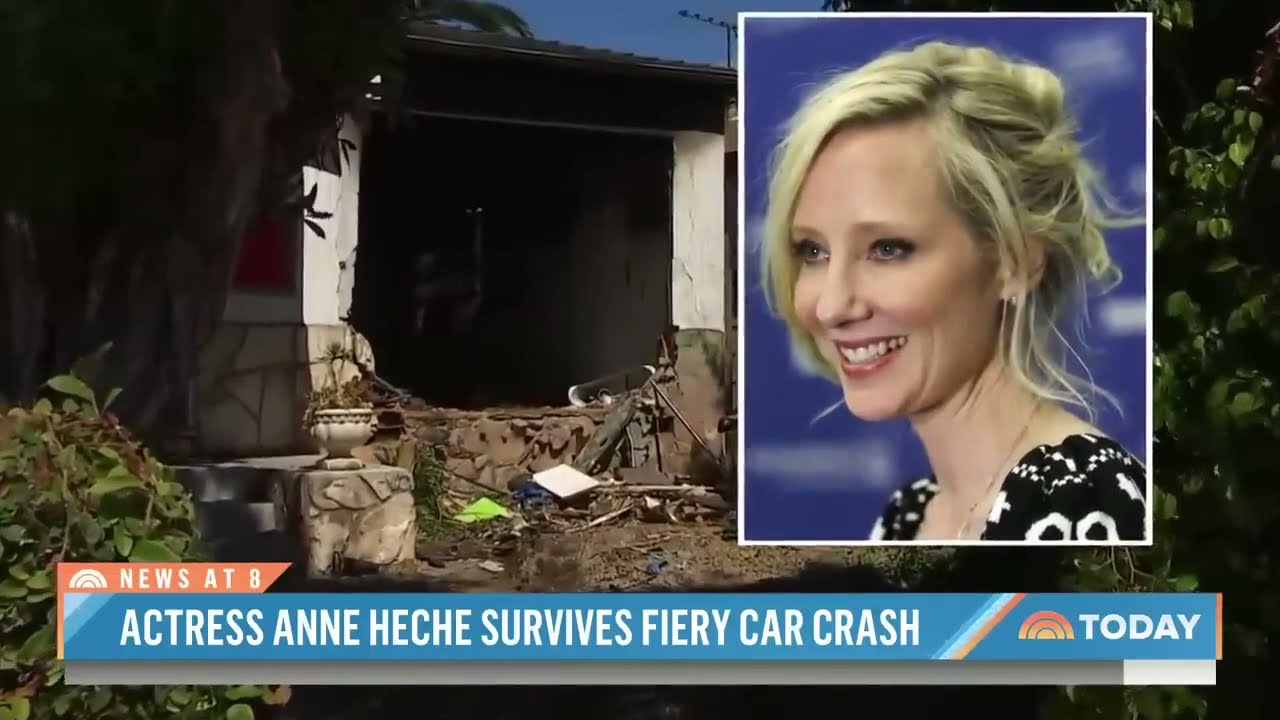 "Anne Heche Recovering In Hospital After Fiery Car Crash" 