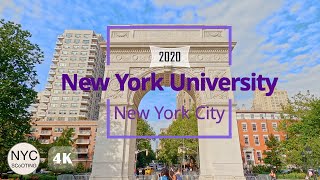 4K60 New York City New York University Nyu Campus Tour 2020