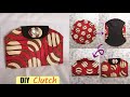 How to make a Clutch Bag/Purse from Circle fabric