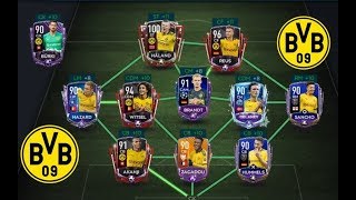 BORUSSIA DORTMUND SQUAD BUILDER | HÅLAND 100 OVR | FIFA MOBILE 20