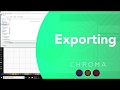 Exporting  inspire plus and luxe  chroma  digitizing software