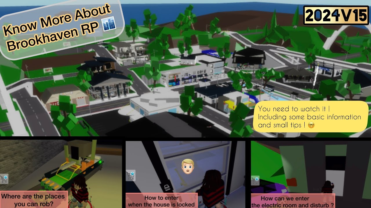 Know more about Brookhaven RP 🏙️ | (Including some basic information ...