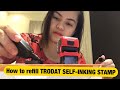 How to refill TRODAT SELF-INKING STAMP