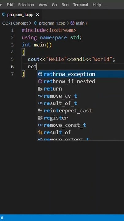 C++ Program to print 