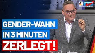 Gender-Wahn in 3 Minuten zerlegt! - Martin Reichardt - AfD-Fraktion im Bundestag