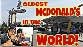 McDonald's 🍔 mukbang/eating show / Oldest McDonald's 🍔 in the World Tour * mukvlog #6