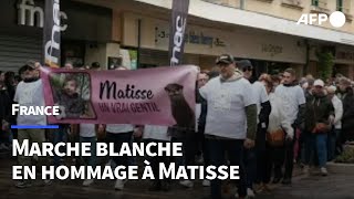 Meurtre de Matisse: marche blanche à Châteauroux | AFP