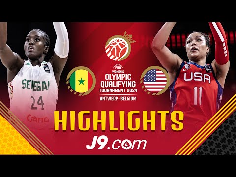 USA account for Senegal to end #FIBAOQT campaign 3-0 | J9 Highlights | FIBA Women's OQT 2024