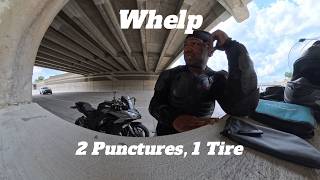2 Punctures, 1 Tire - Stuck on I-696