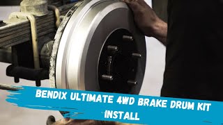 Bendix Ultimate 4Wd Brake Drum Kit - Trade Install Guide