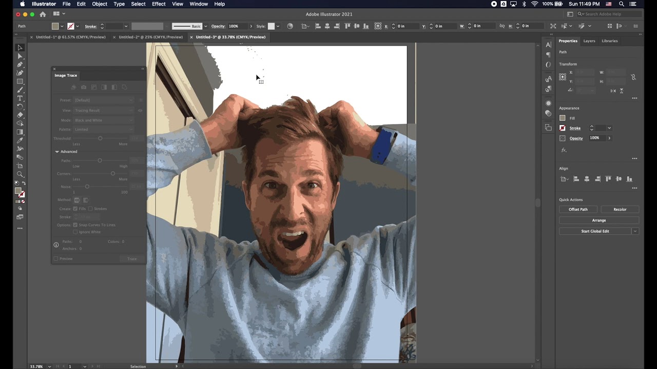 How to use Image Trace in Adobe Illustrator - YouTube