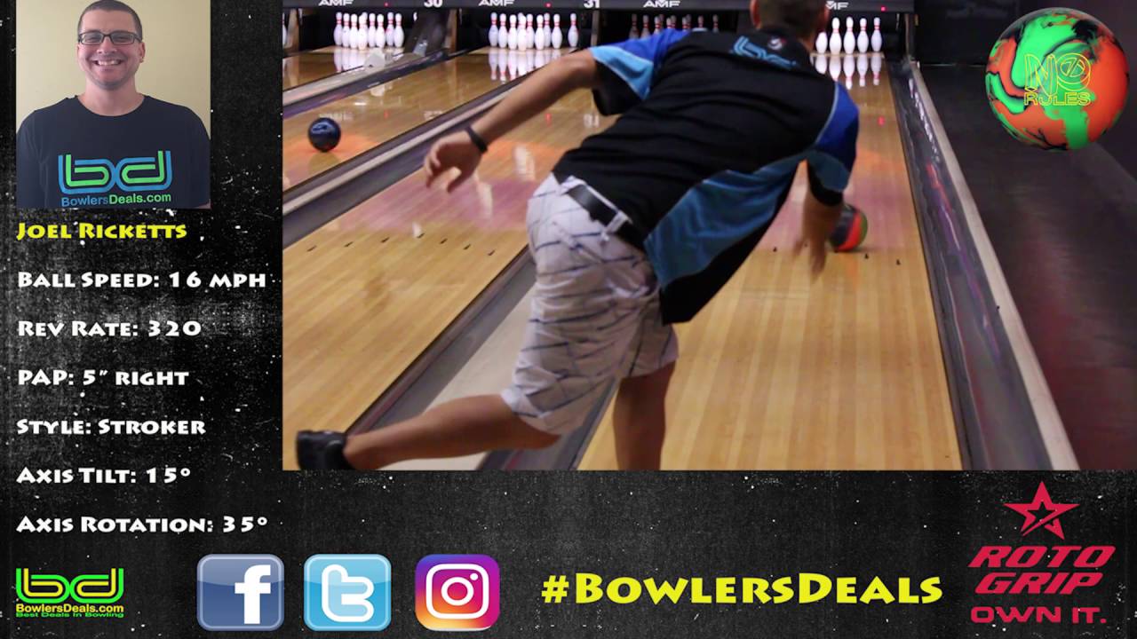 Roto Grip No Rules - Ball Review by Joel Ricketts - BowlersDeals.com