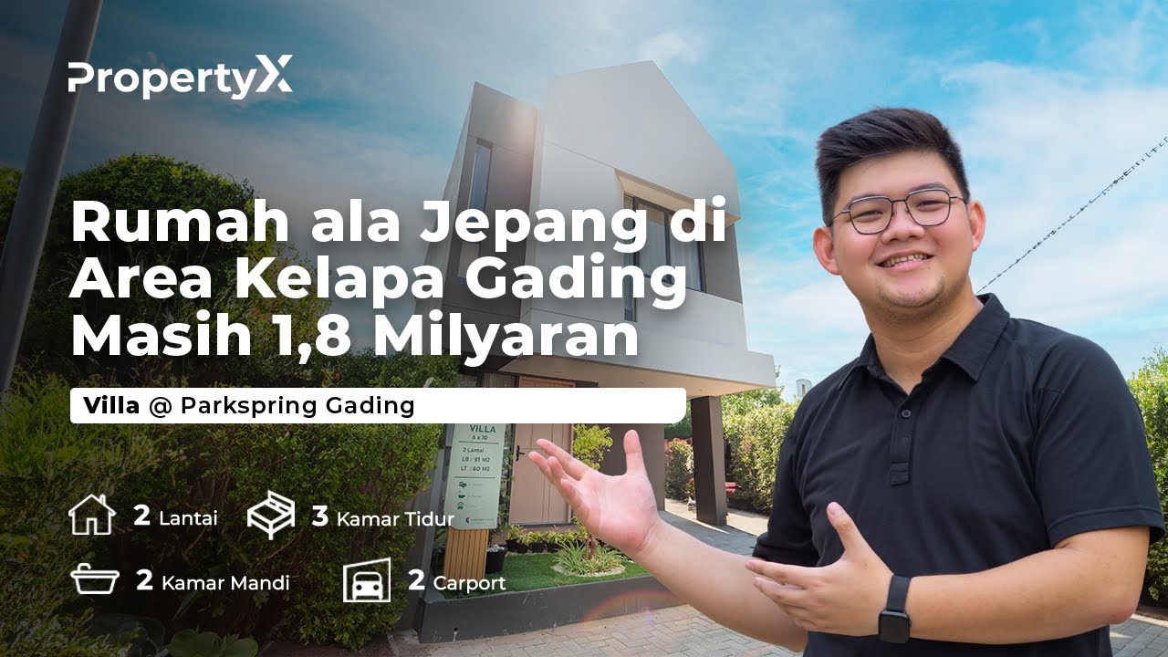 PARKSPRING Gading - Rumah 1,4 Miliaran DP 0% di Kelapa Gading
