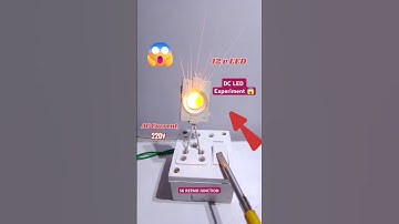 12V LED vs 220V AC - The SHOCKING Experiment! #shorts  #diy #experiment