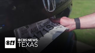 Texas law banning temporary paper license plates to take effect on Tuesday