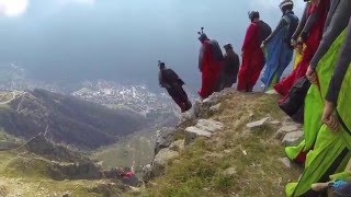 Sebastian Alvarez 15 Wingsuit charging from Le Brevent, Chamonix