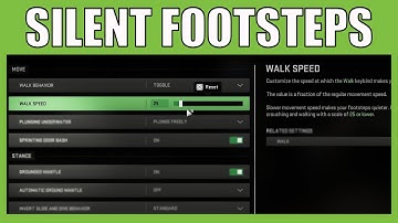 Change Walking Move Speed Modern Warfare 2 - Silent Footsteps Without Dead Silence MW2