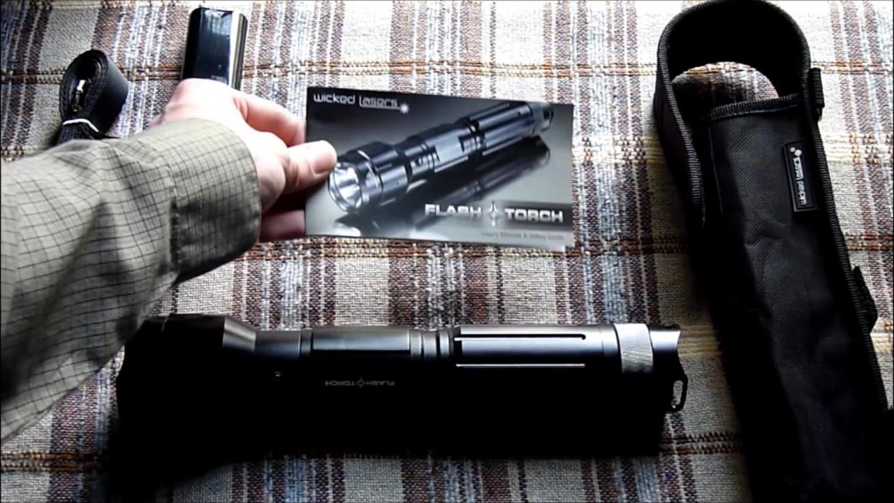 Wicked Lasers NEW FLASH TORCH YouTube