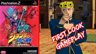 JoJo no Kimyou na Bouken: Ougon no Kaze (English Patched) – PS2 Gameplay