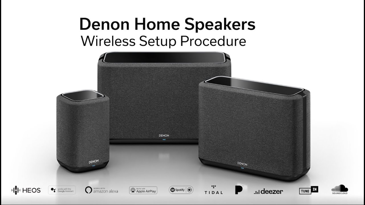 Denon Home Wireless Setup - YouTube