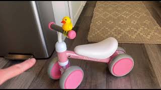 Unboxing, assembly and HONEST review of Baby Balance Bike!