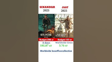 Sikandar Vs Jaat Movie Comparison || Box Office Collections #shorts