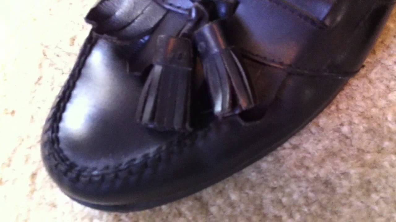 cole haan black tassel loafers