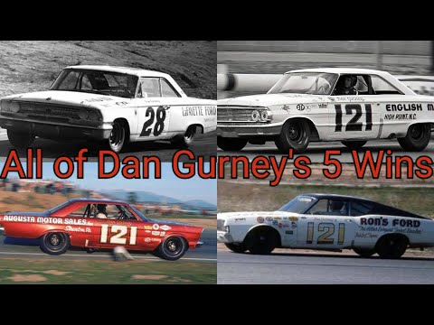 All of Dan Gurney's 5 Wins