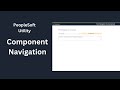 PeopleSoft - A Utility to find the navigation of a component