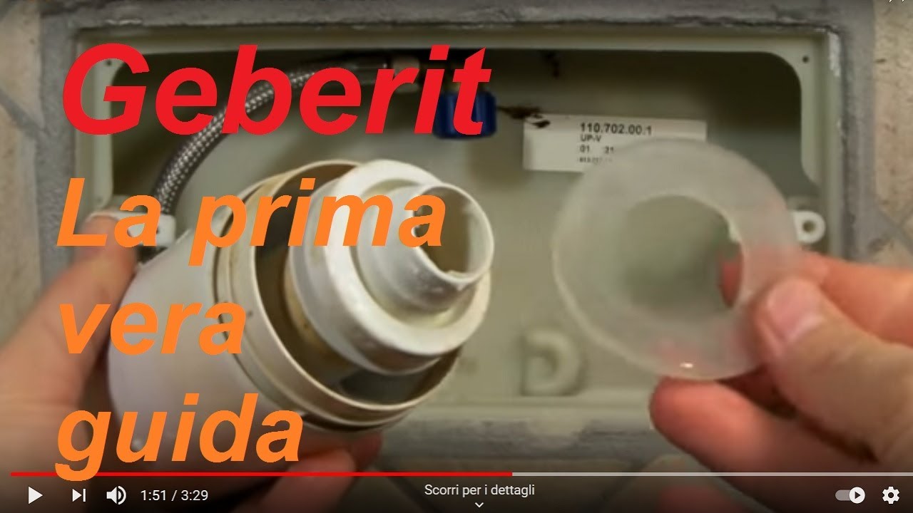 Come smontare la cassetta di scarico Geberit YouTube