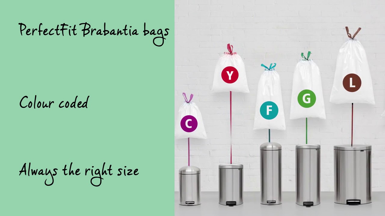 Tempat Sampah Brabantia Flatback 30 Liter YouTube