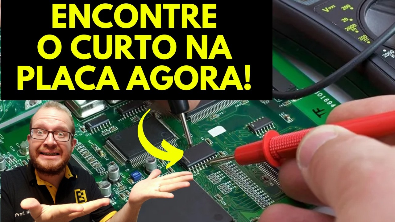 Como Ler Esquema e Encontrar o CURTO NA PLACA? Eletronica Facil