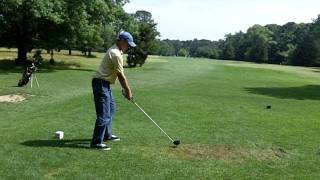 Scott Smith Tee Shot on 2nd Hole Sag Harbor Golf June 2011