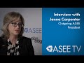 Outgoing President Jenna Carpenter | ASEE TV