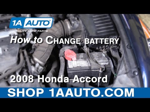 Video: ¿Qué tipo de batería lleva un Honda Accord 2012?