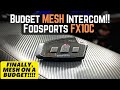 Fodsports fx10c bluetooth mesh intercom  review  it has mesh