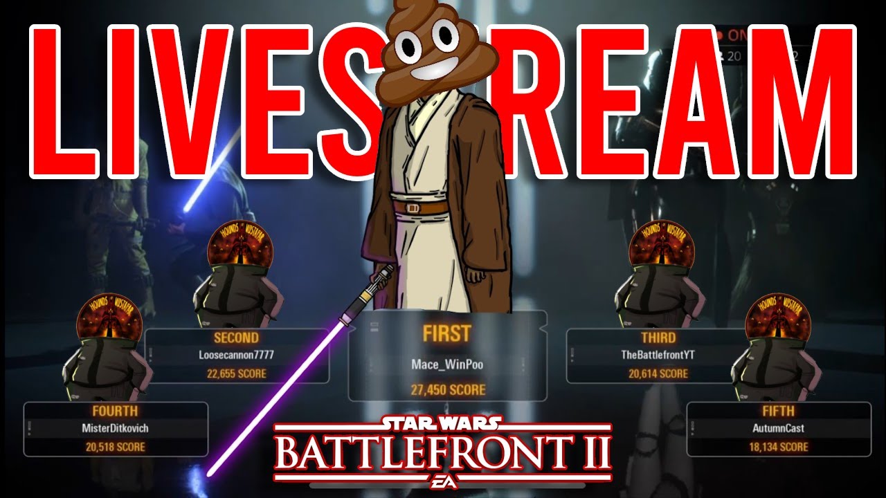 Uhhhh scrim with MaceWinPoo 🔴 Star Wars Battlefront 2 LIVE