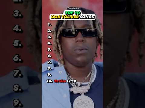 Don Toliver BEST songs #dontoliver  #noidea #rap #review #hiphop