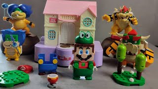 Mario change frog suit and his piggy bank