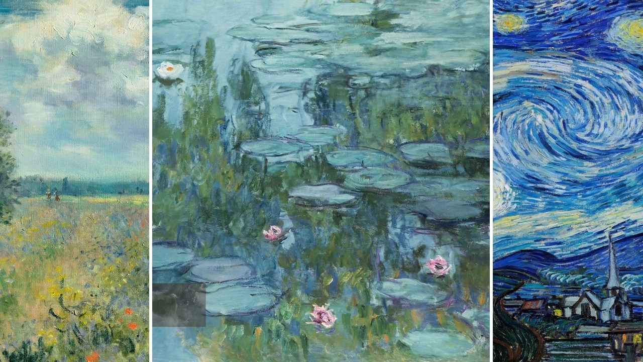 Fine Art TV — Silent Art Gallery · September 19 Night | Monet · Water Lilies & others