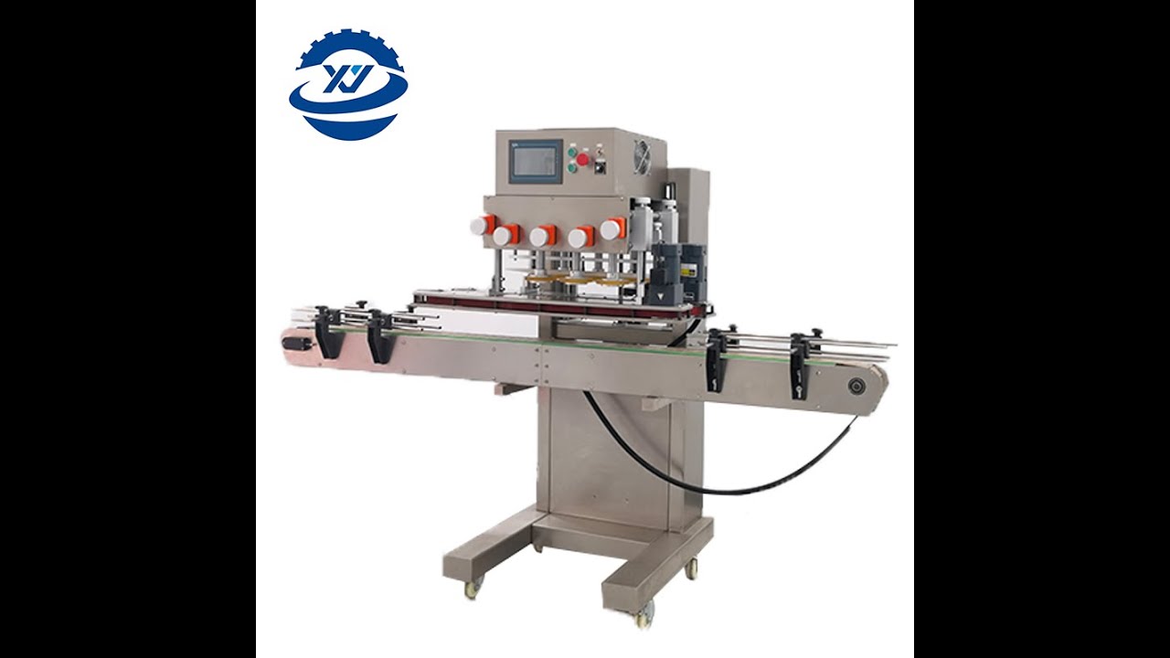 China manufacture High-speed continuous capping machine - YouTube