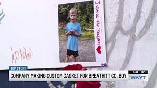 Father Jim Sichko partners with nonprofit to make custom casket for Jayden Spicer