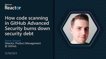 How code scanning in GitHub Advanced Security burns down security debt